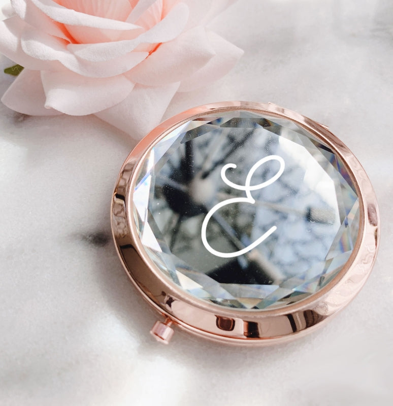 Sparkling Love Compact Mirror