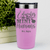 Pink Teacher Tumbler With Educator Of Tiny People Design