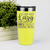 Yellow pickelball tumbler Energy Saving Mode