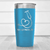 Light Blue Nurse Tumbler With Essential Nurse Design