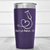 Purple Nurse Tumbler With Essential Nurse Design