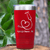 Red Nurse Tumbler With Essential Nurse Design