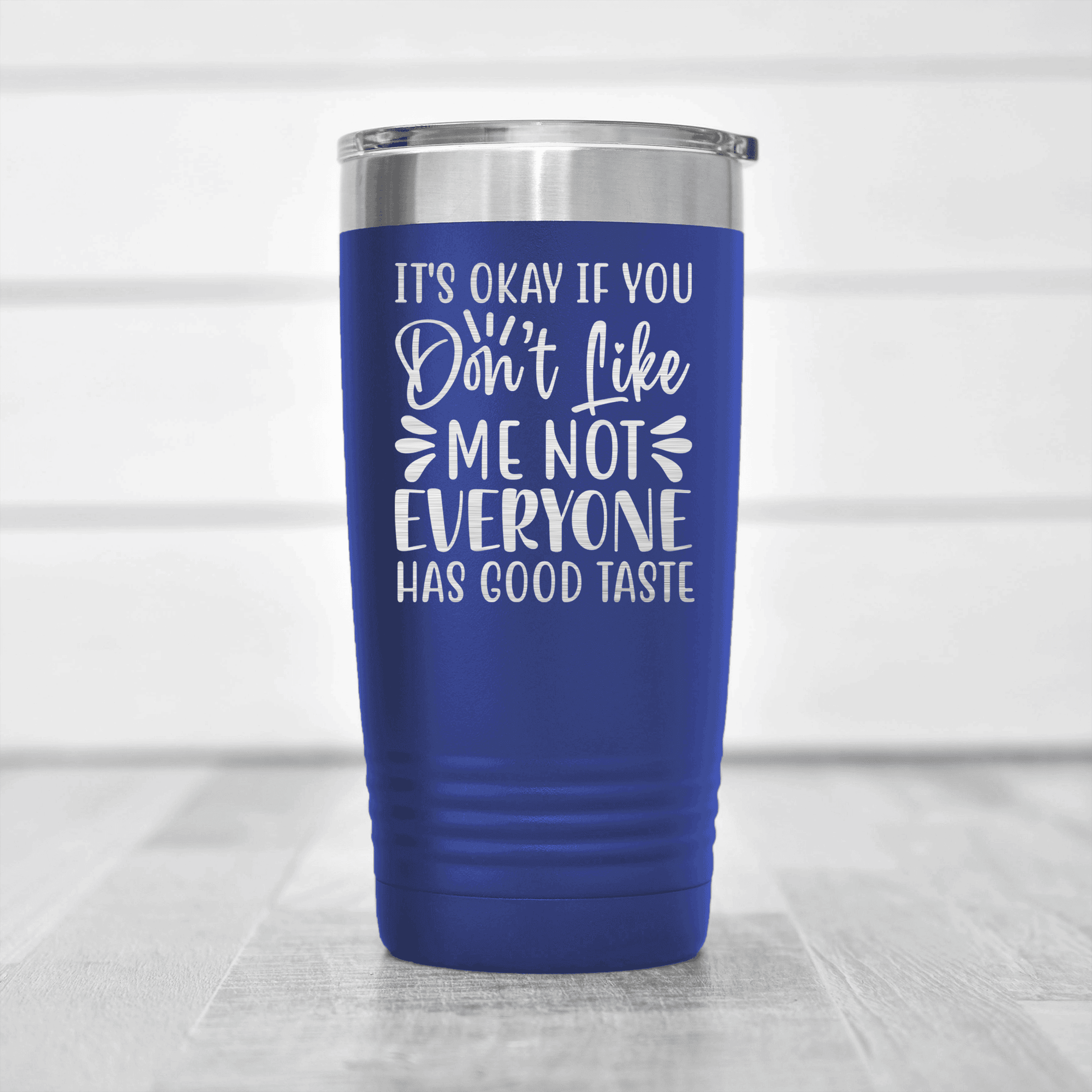 Blue pickelball tumbler Everyone Loves Me