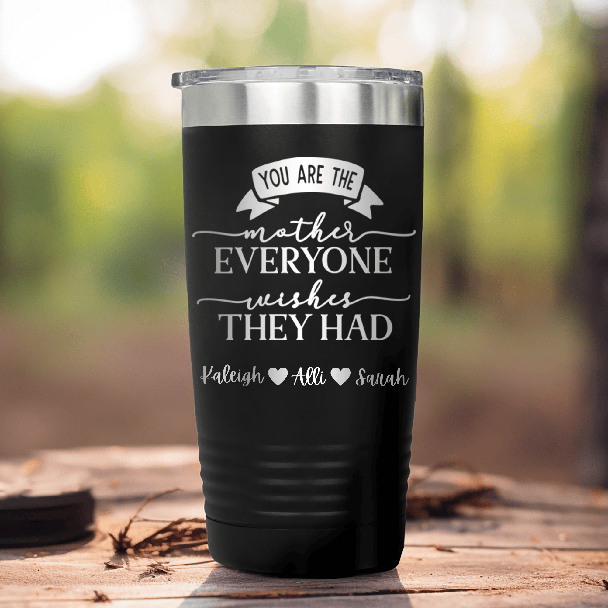 Black Mothers Day Tumbler With Everyone Wishes They Had You Design