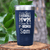 Navy Baseball Mom Tumbler With F Bomb Alert Design