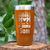 Orange Baseball Mom Tumbler With F Bomb Alert Design