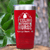 Red Nurse Tumbler With Feeling A Little Stabby Design