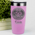 Pink Birthday Tumbler With Fifty Aged To Perfection Design