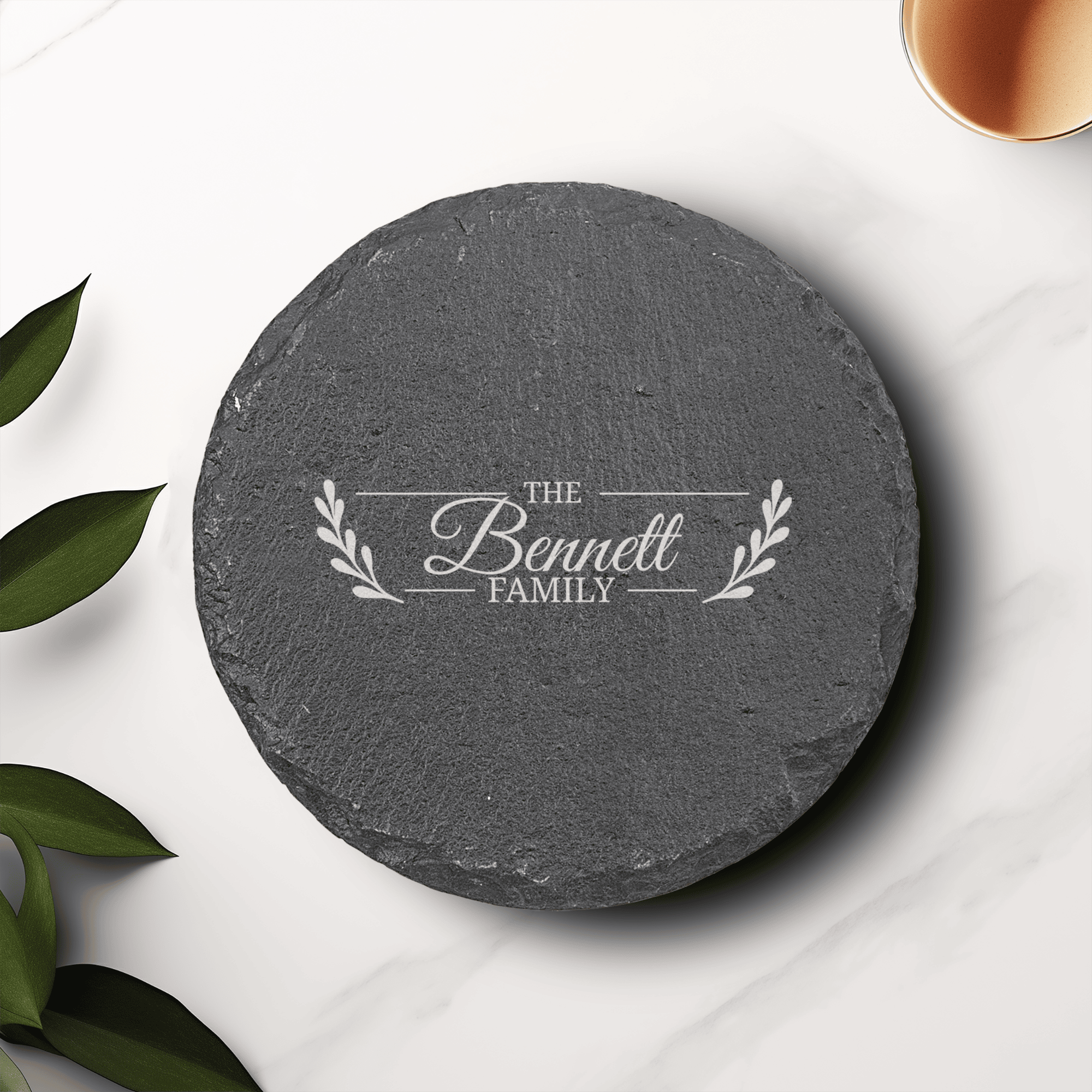 Flourishing Family Slate Coasters (Set of 4)