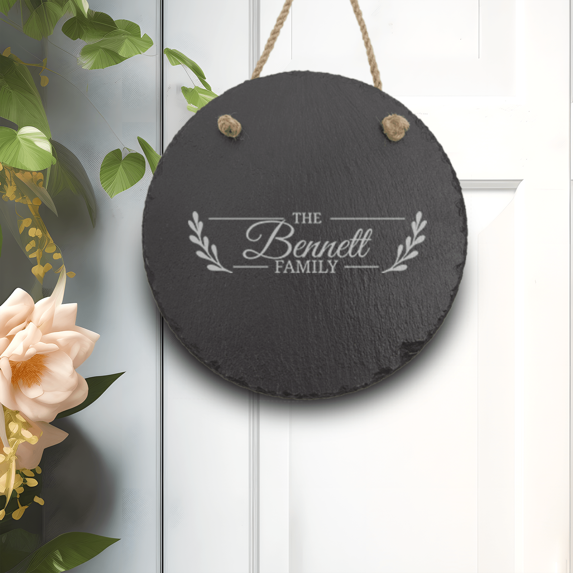 Flourishing Family Slate Wall Decor