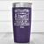 Purple Best Friend Tumbler With Friendship Is A Responsibility Design