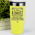 Yellow Best Friend Tumbler With Friendship Is A Responsibility Design