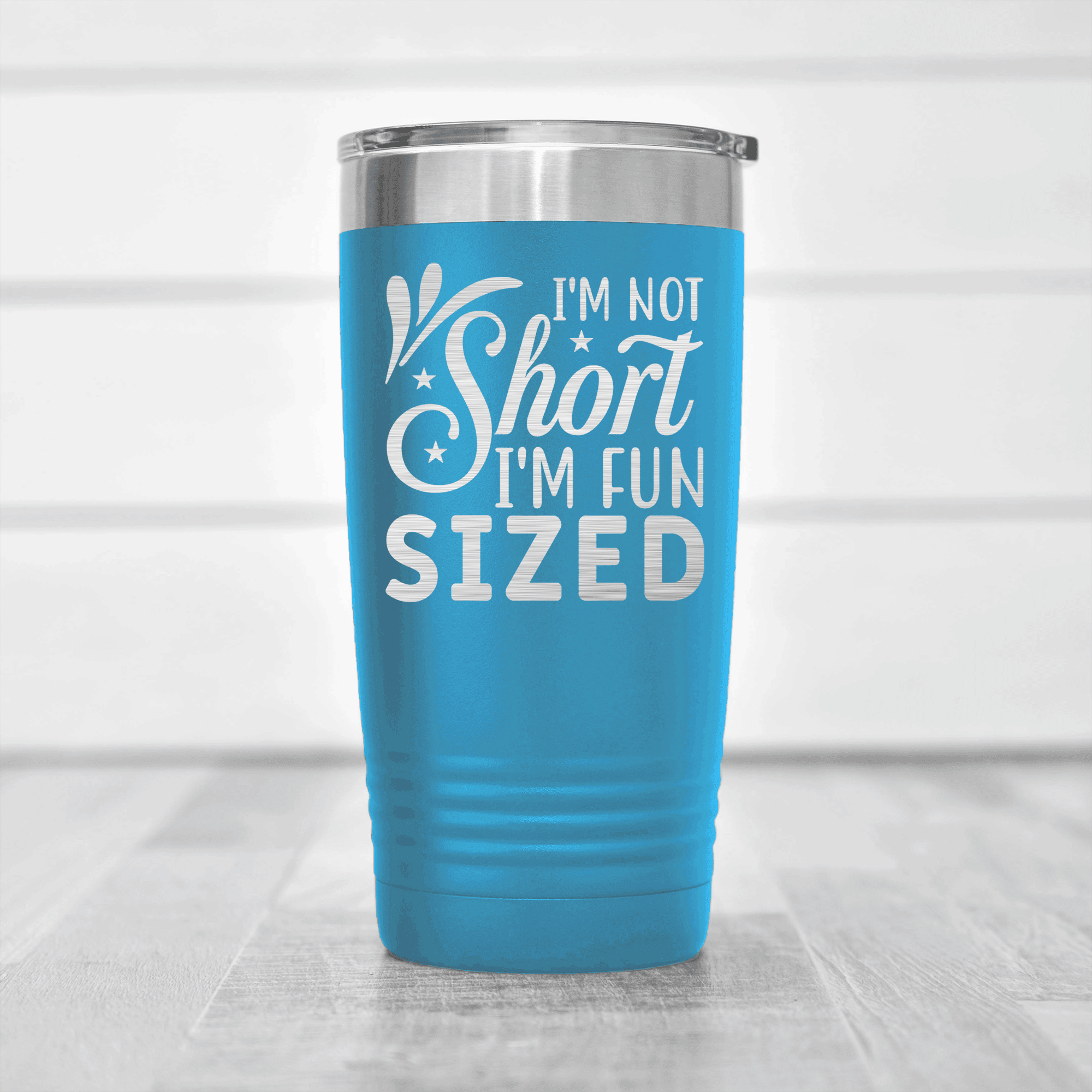 Light Blue pickelball tumbler Fun Sized