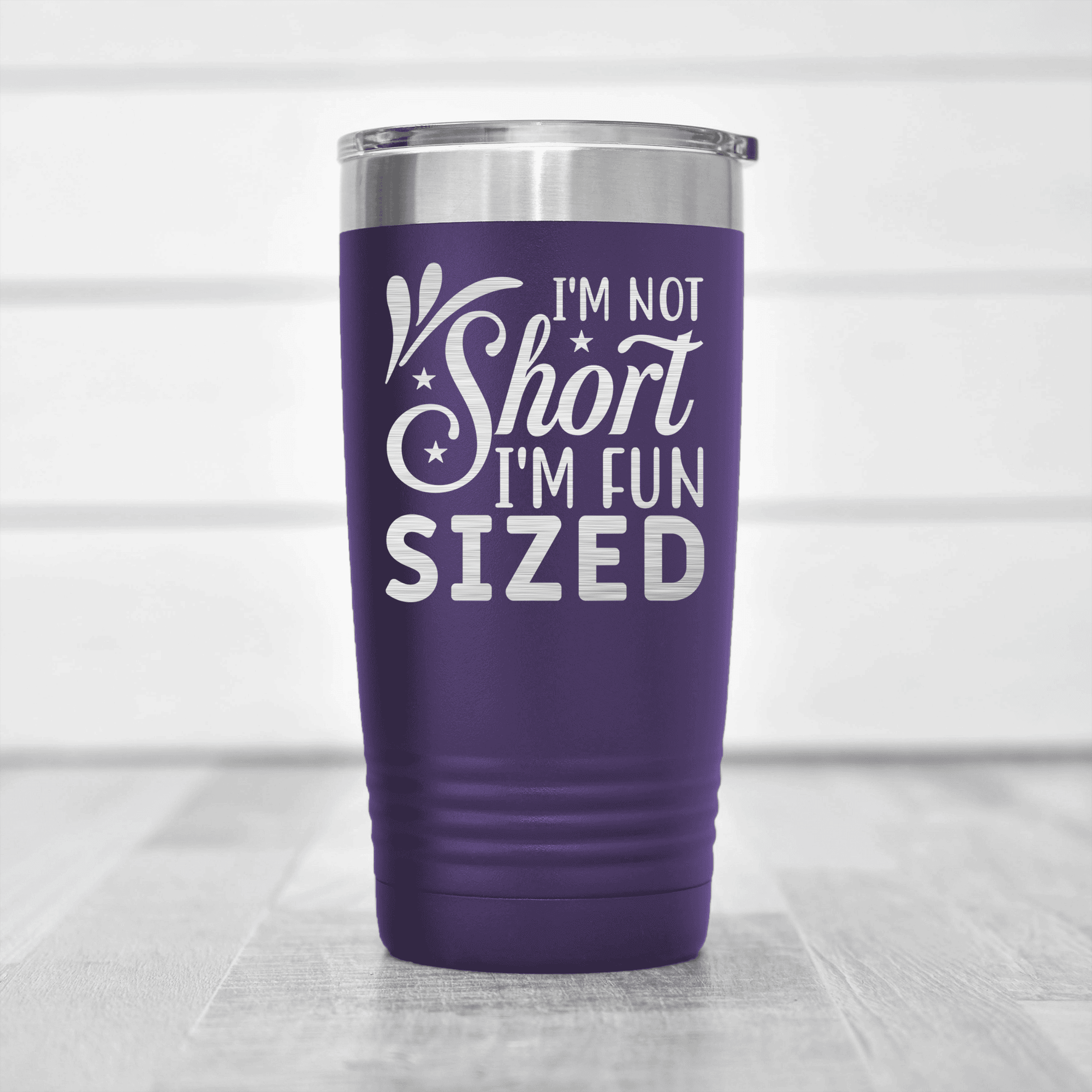 Purple pickelball tumbler Fun Sized