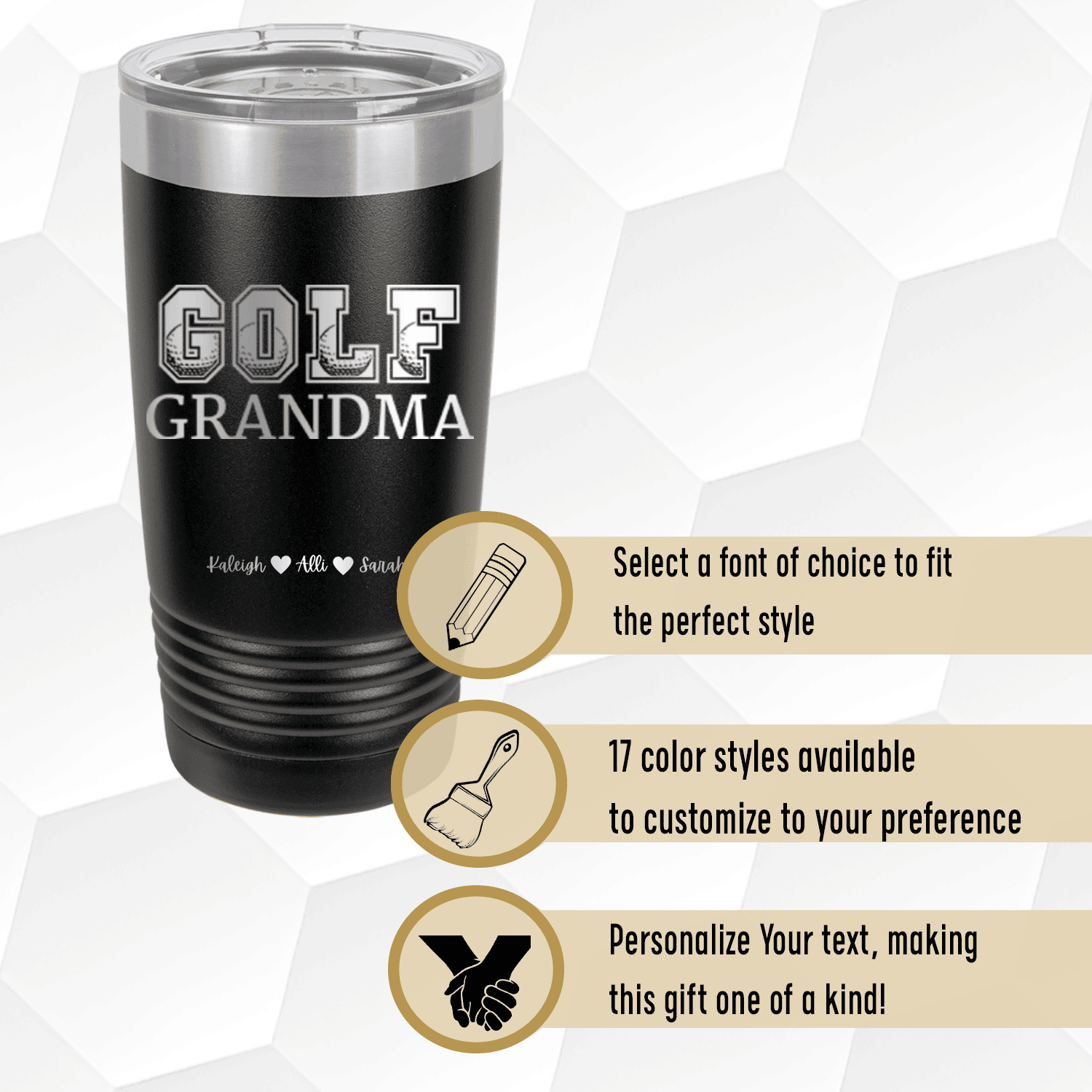 Golf Grandma Tumbler