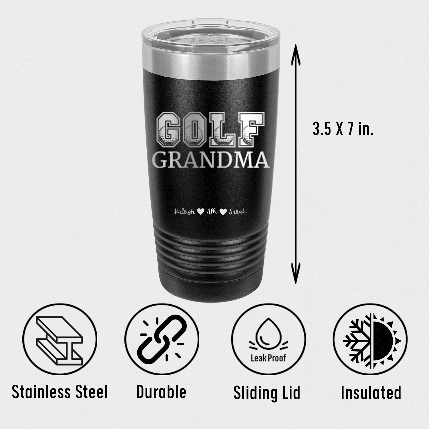 Golf Grandma Tumbler