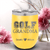 Yellow Golf Mom Wine Tumbler With Golf Grandma Design