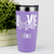 Light Purple Golf Gifts For Her Tumbler With Golf Is Love Design