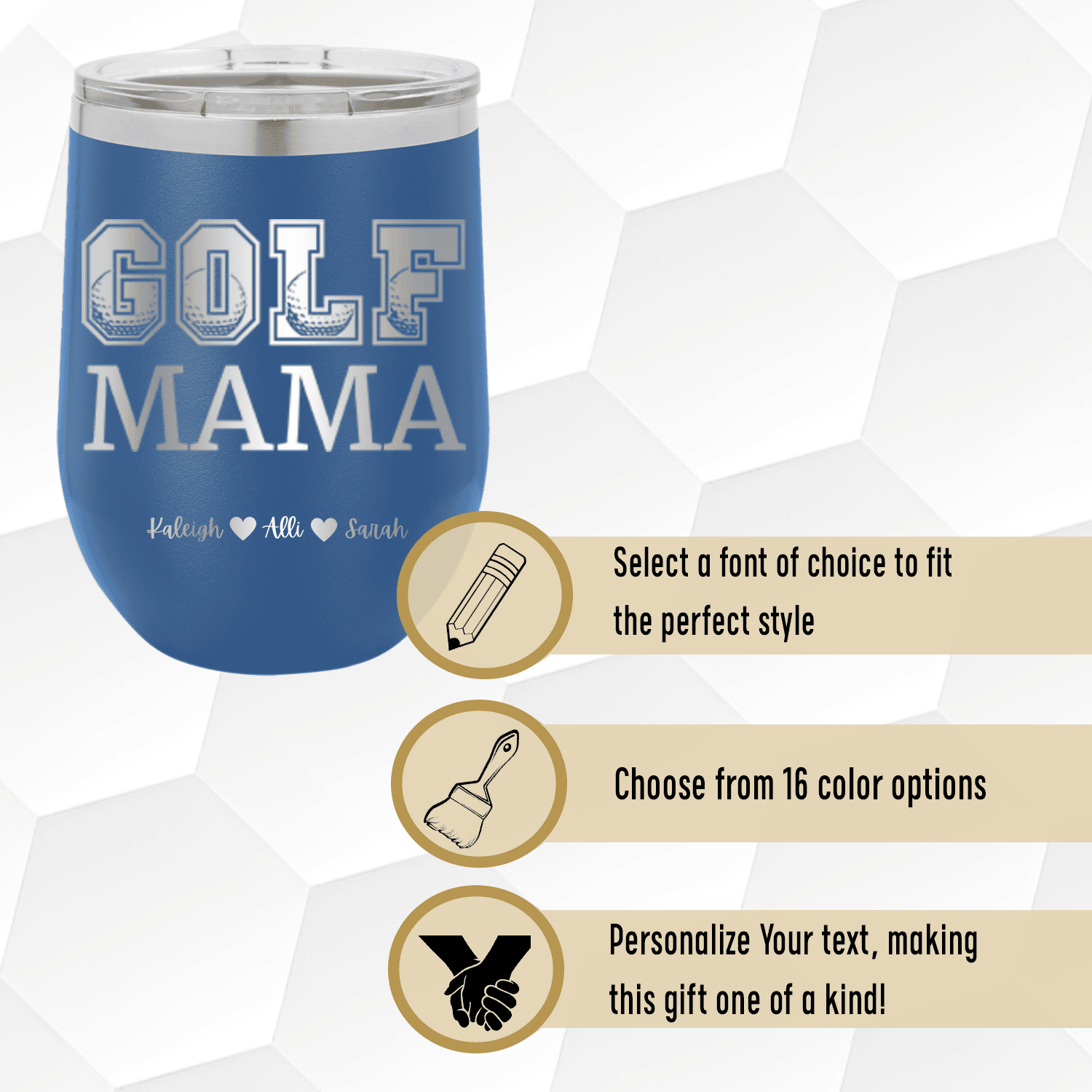 Golf Mama Wine Tumbler