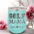 Teal Golf Mom Wine Tumbler With Golf Mama Design