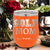 Orange Golf Mom Wine Tumbler With Golf Mom Design