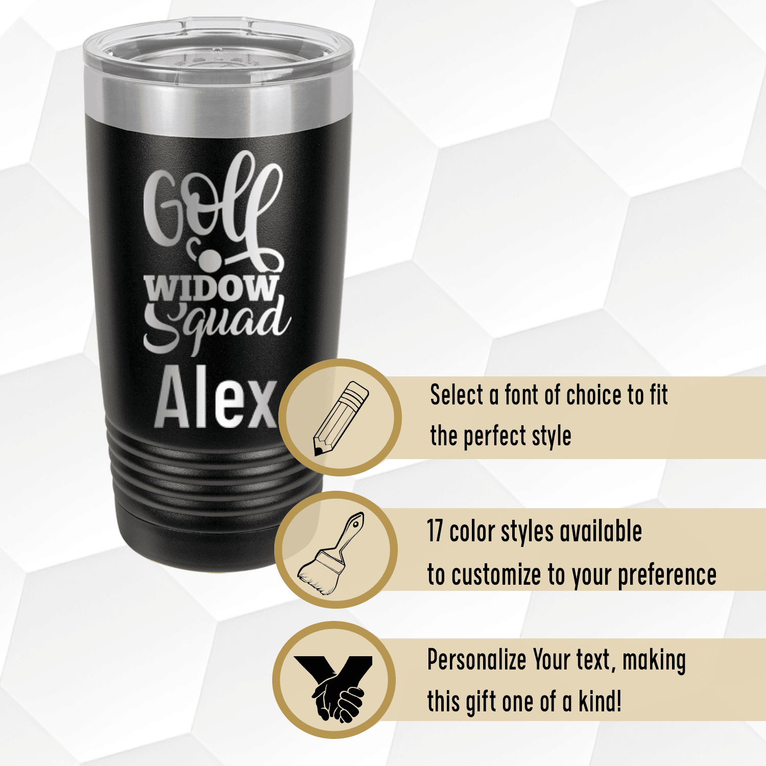 Golf Widow Squad Tumbler