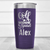 Purple Golf Gifts For Her Tumbler With Golf Widow Squad Design