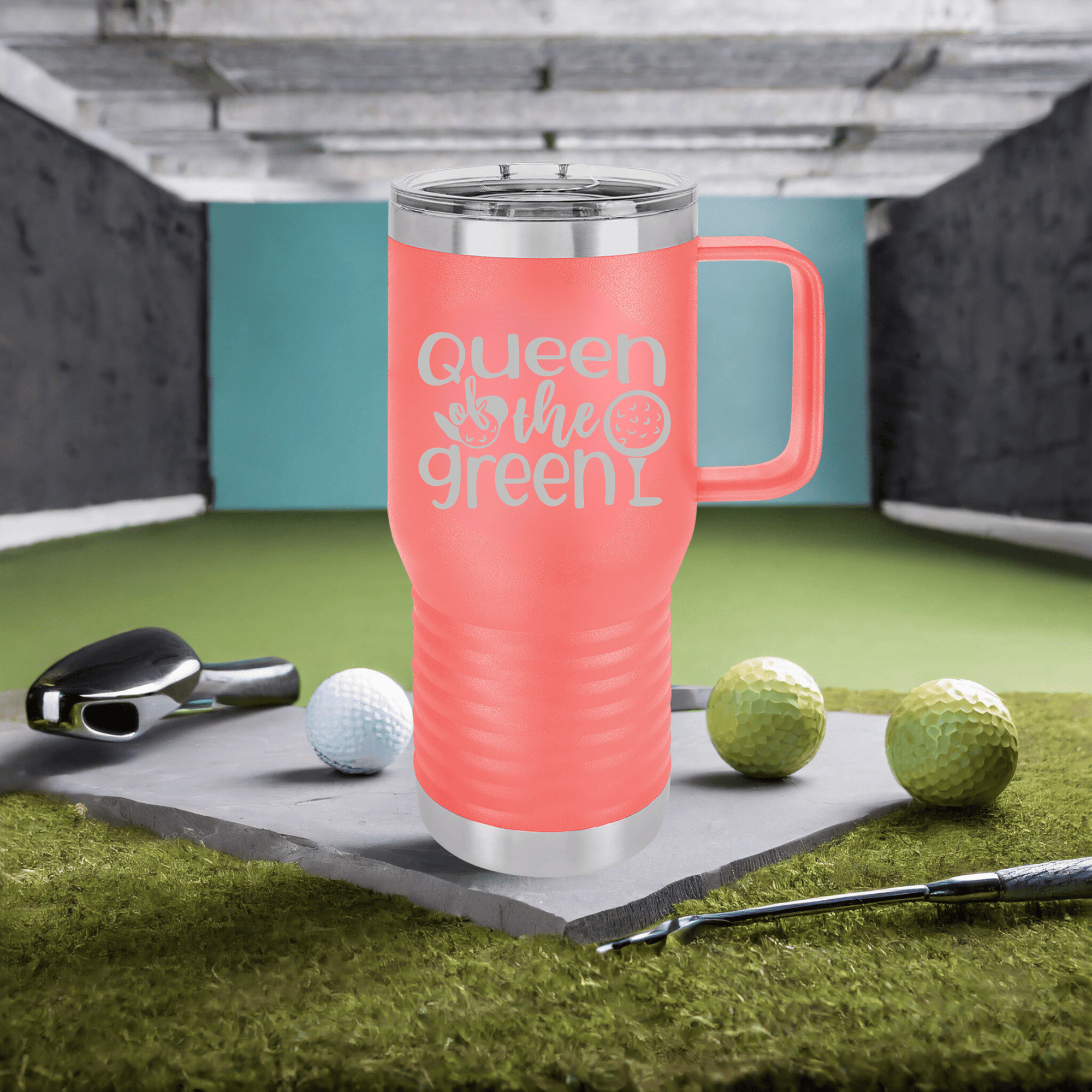 Elegant Birdie Bliss Tumbler – Personalized Golf Tumblers for Women