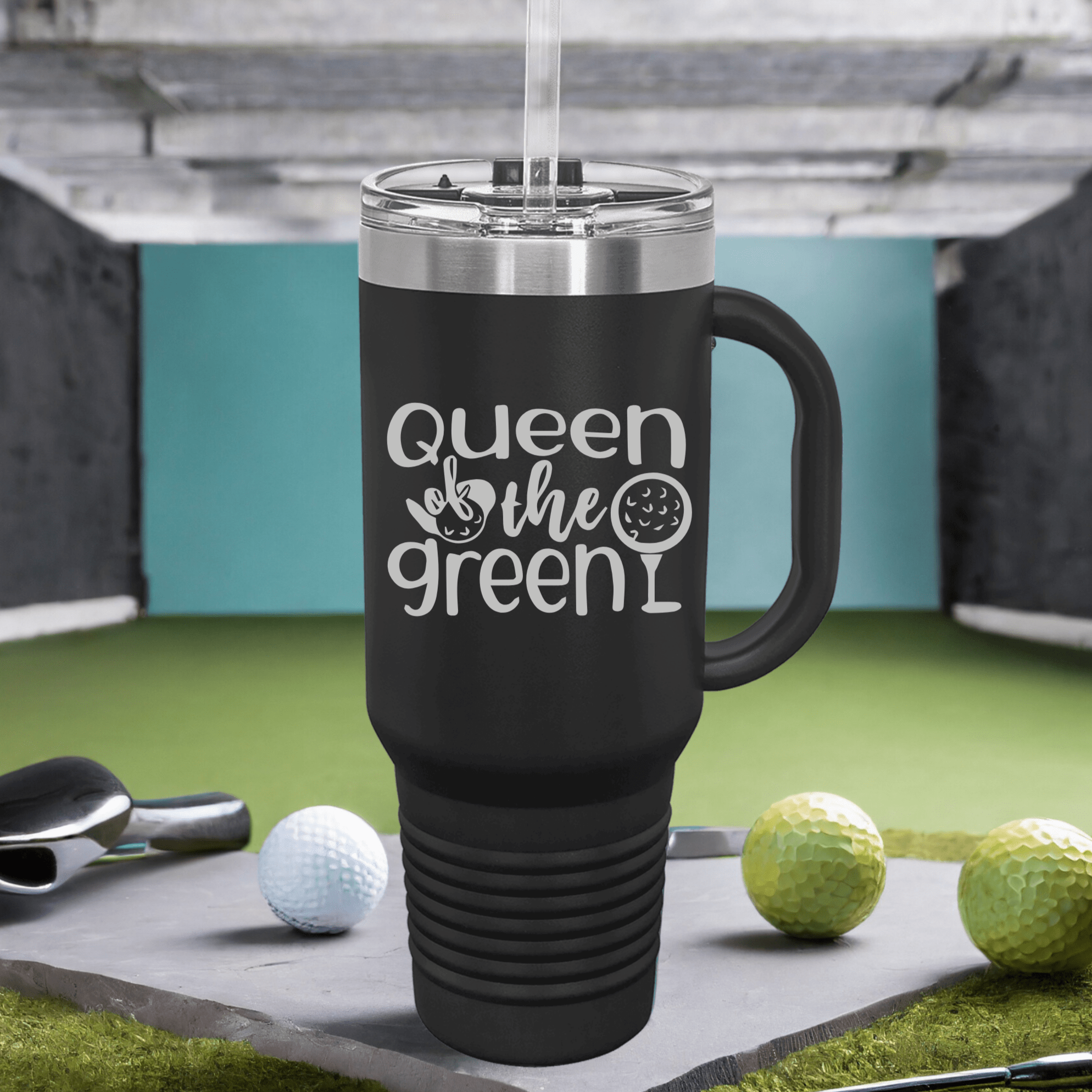 Stylish Mom's Birdie Buddy Tumbler with golf-themed design

golf mom tumbler