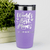 Light Purple Mothers Day Tumbler With Greatest Mom In The World Design