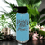 Light Blue Mothers Day Water Bottle With Greatest Mom In The World Design