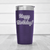 Purple birthday tumbler Happy Birthday