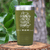 Military Green Mothers Day Tumbler With Heart Of The Family Design