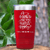 Red Mothers Day Tumbler With Heart Of The Family Design