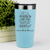 Teal Mothers Day Tumbler With Heart Of The Family Design