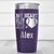 Purple Tennis For Her Tumbler With Heart On The Tennis Court Design