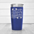 Blue pickelball tumbler Here To Make It Awkward