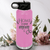 Light Purple Mothers Day Water Bottle With Home Is Where Mom Is Design