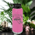 Pink Mothers Day Water Bottle With Home Is Where Mom Is Design