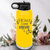 Yellow Mothers Day Water Bottle With Home Is Where Mom Is Design