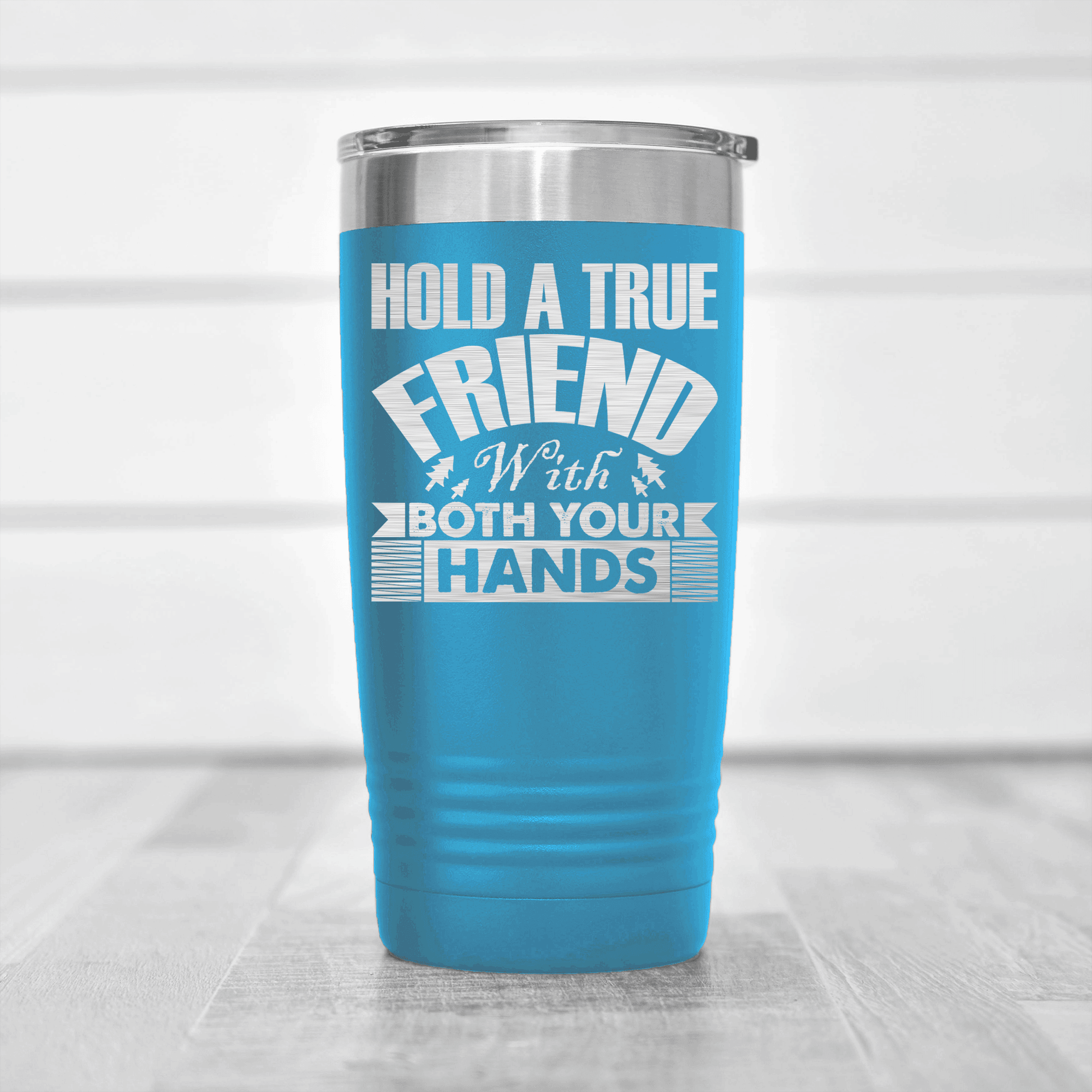 Light Blue Best Friend tumbler Hug Your Friend