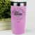 Pink Valentines Day Tumbler With Hugs Kisses Lovers Wishses Design