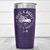 Purple Valentines Day Tumbler With Hugs Kisses Lovers Wishses Design