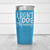 Light Blue pickelball tumbler I Dont Do Mornings