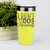 Yellow pickelball tumbler I Dont Do Mornings