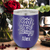 Purple Golf Gifts For Her Wine Tumbler With I Golf For Therapy Design