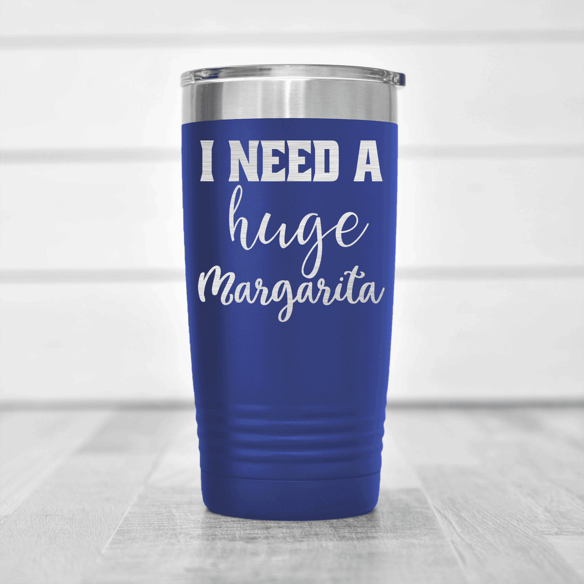 Blue pickelball tumbler I Need A Marg