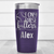 Purple Baseball Mom Tumbler With I Only Raise Ballers Design