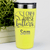 Yellow Baseball Mom Tumbler With I Only Raise Ballers Design