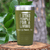 Military Green Nurse Tumbler With I Stab For A Living People Design